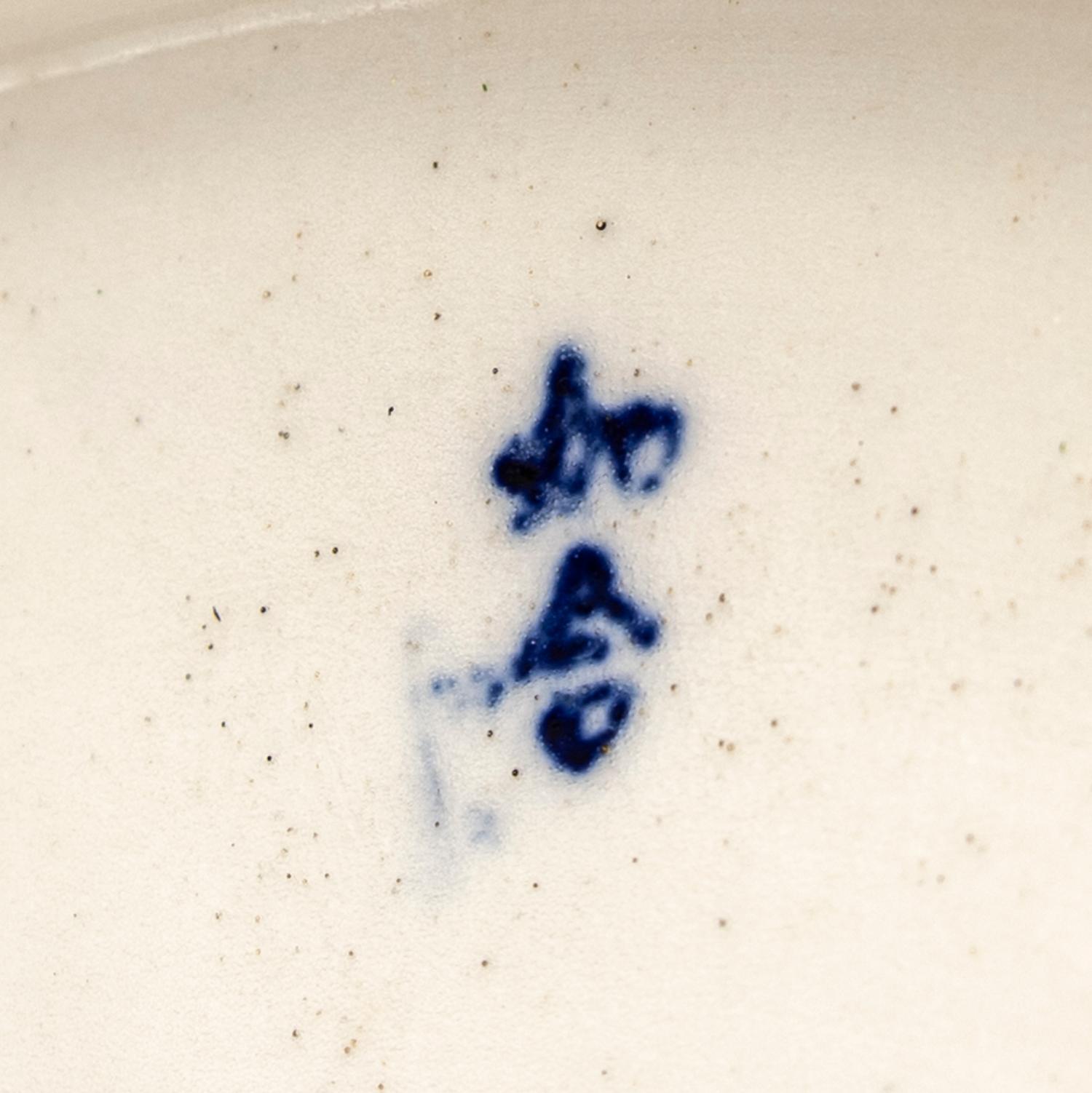 Four Large Chinese Blue and White Porcelain Teapots