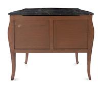 A Louis XV Style Gilt-Metal Mounted Commode