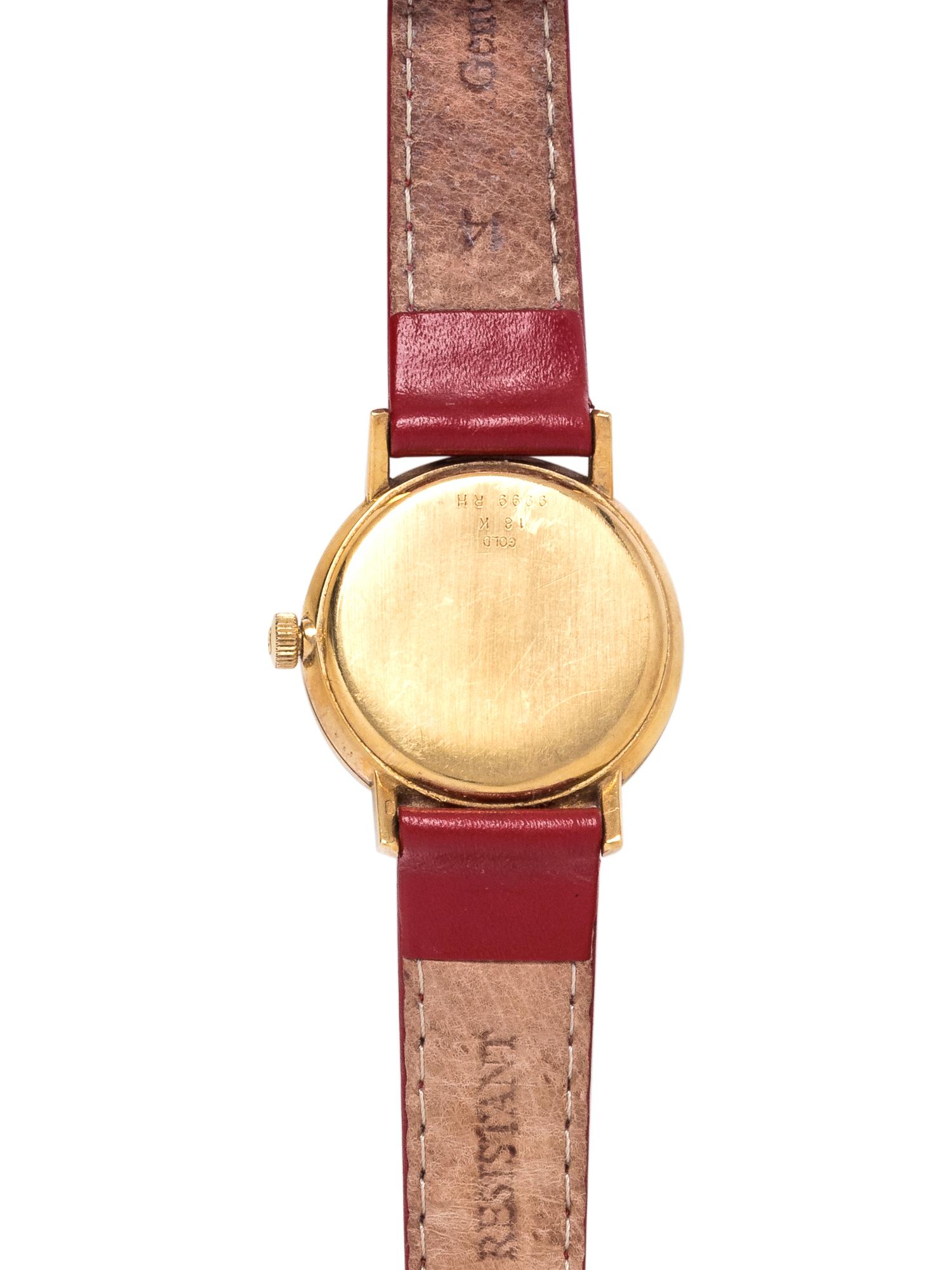 GIRARD-PERREGAUX, TIFFANY & CO., 18K YELLOW GOLD WRISTWATCH