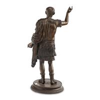 An Italian Bronze Figure of Augustus of Prima Porta