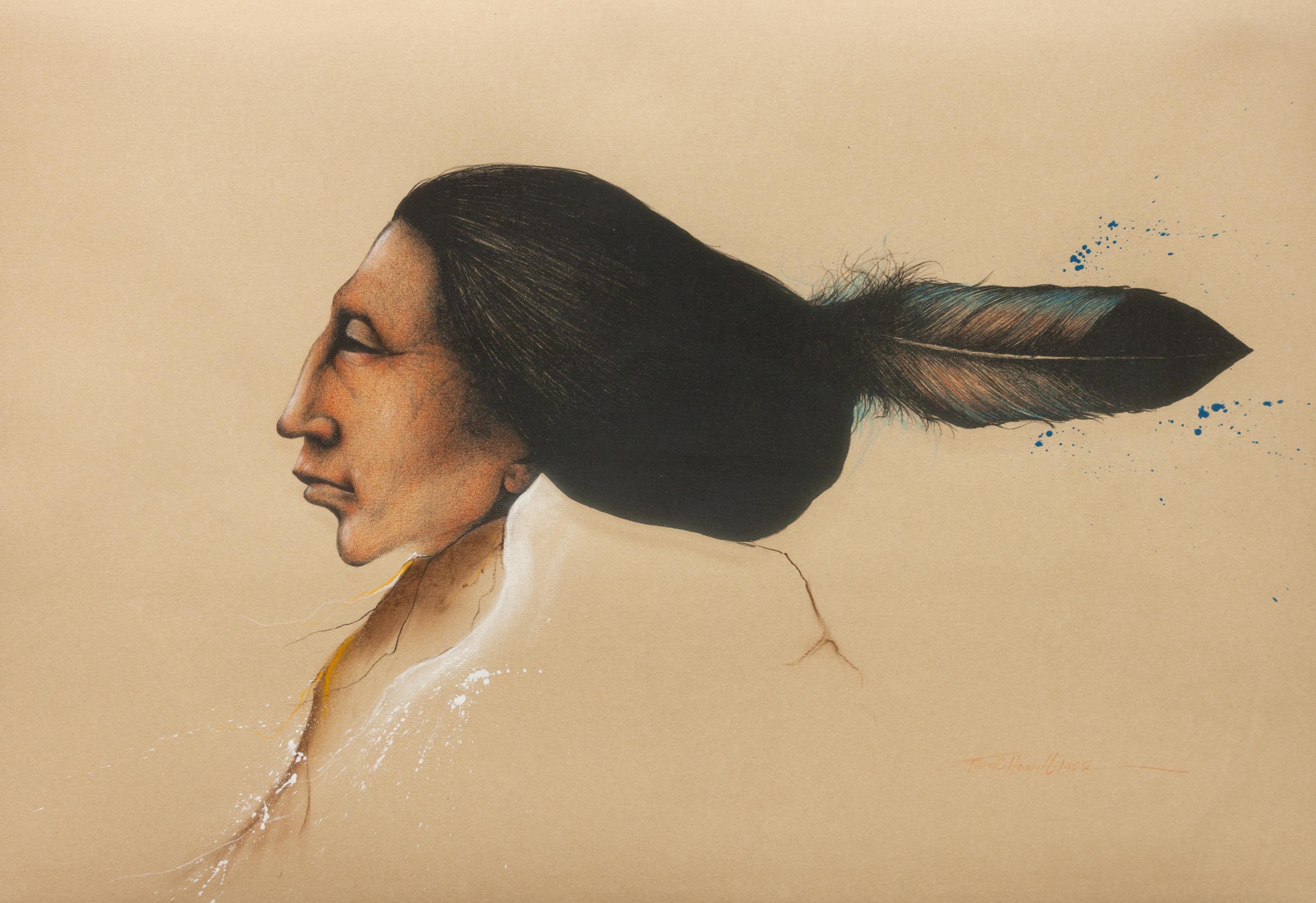 Maiden with Feather