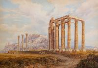 Two Works; Acropolis and Temple of Zeus
