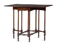 A George III Style Mahogany Spider-Leg Drop-Leaf Table
