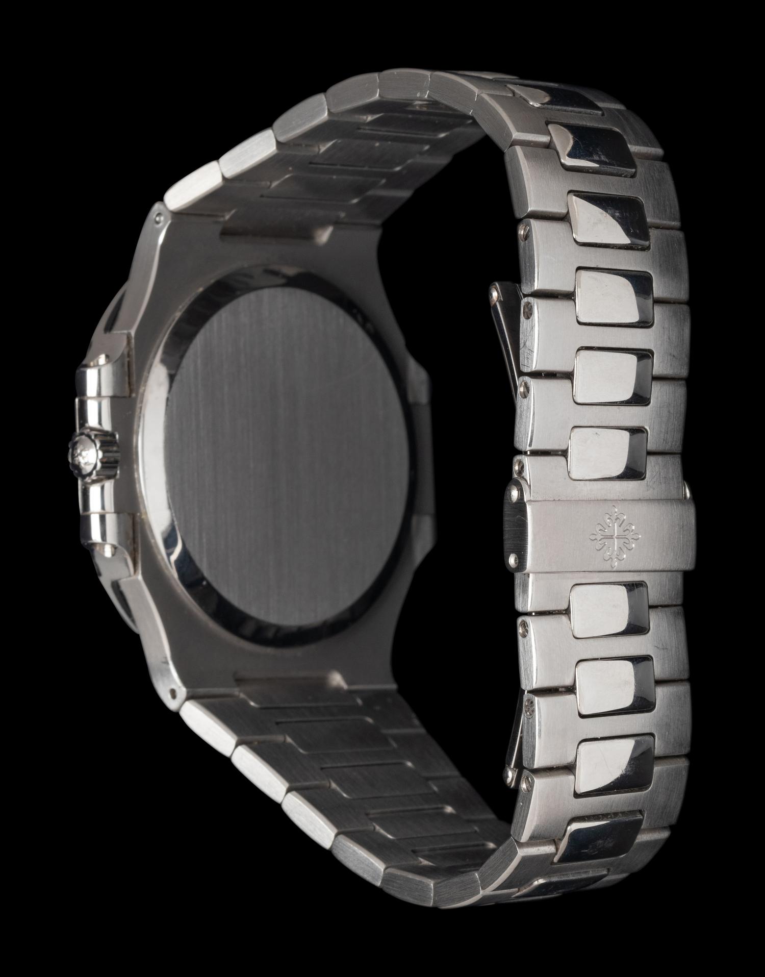 PATEK PHILIPPE, REF. 3710 STAINLESS STEEL 'NAUTILUS' JUMBO POWER RESERVE WATCH