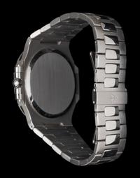 PATEK PHILIPPE, REF. 3710 STAINLESS STEEL 'NAUTILUS' JUMBO POWER RESERVE WATCH