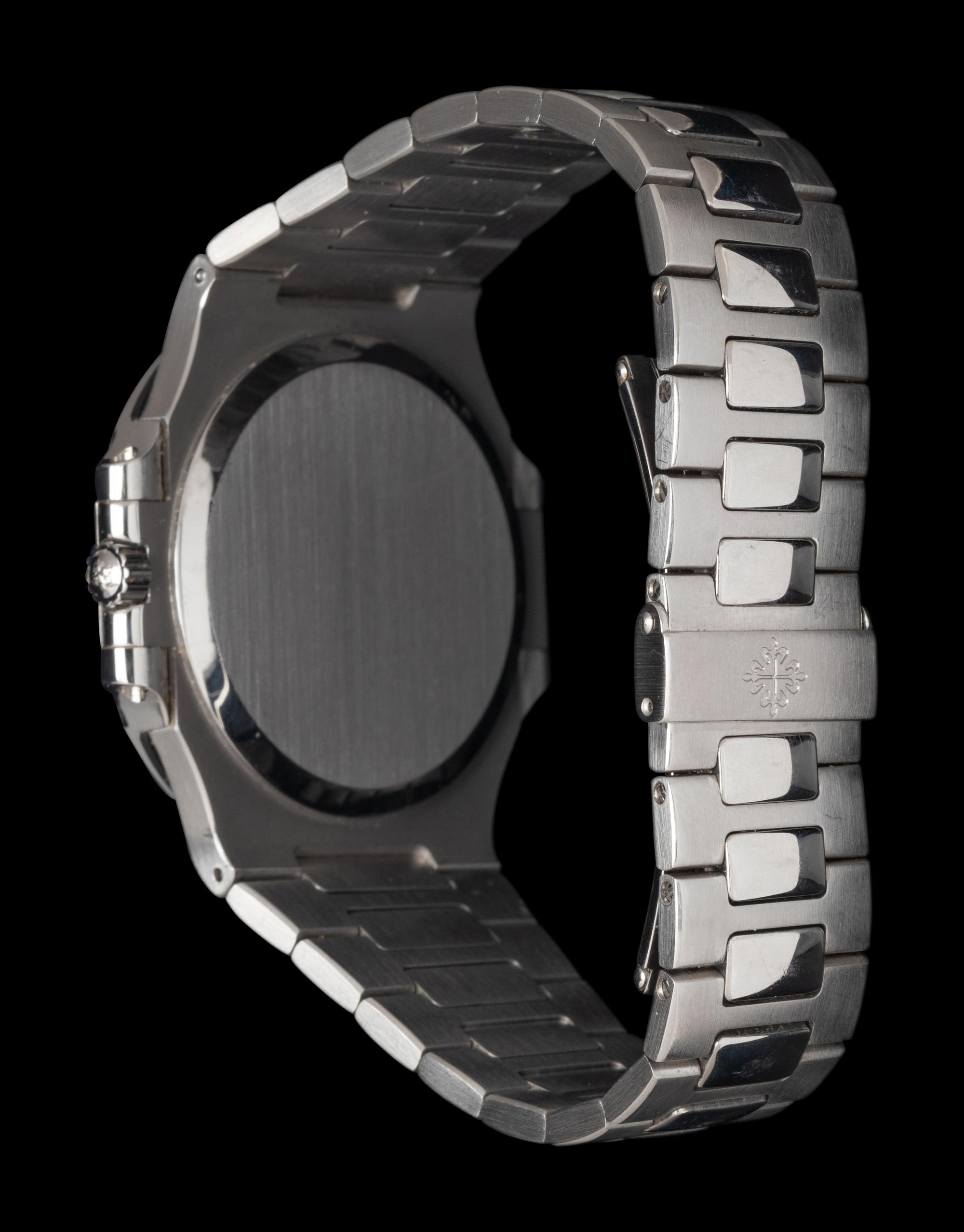 PATEK PHILIPPE, REF. 3710 STAINLESS STEEL 'NAUTILUS' JUMBO POWER RESERVE WATCH