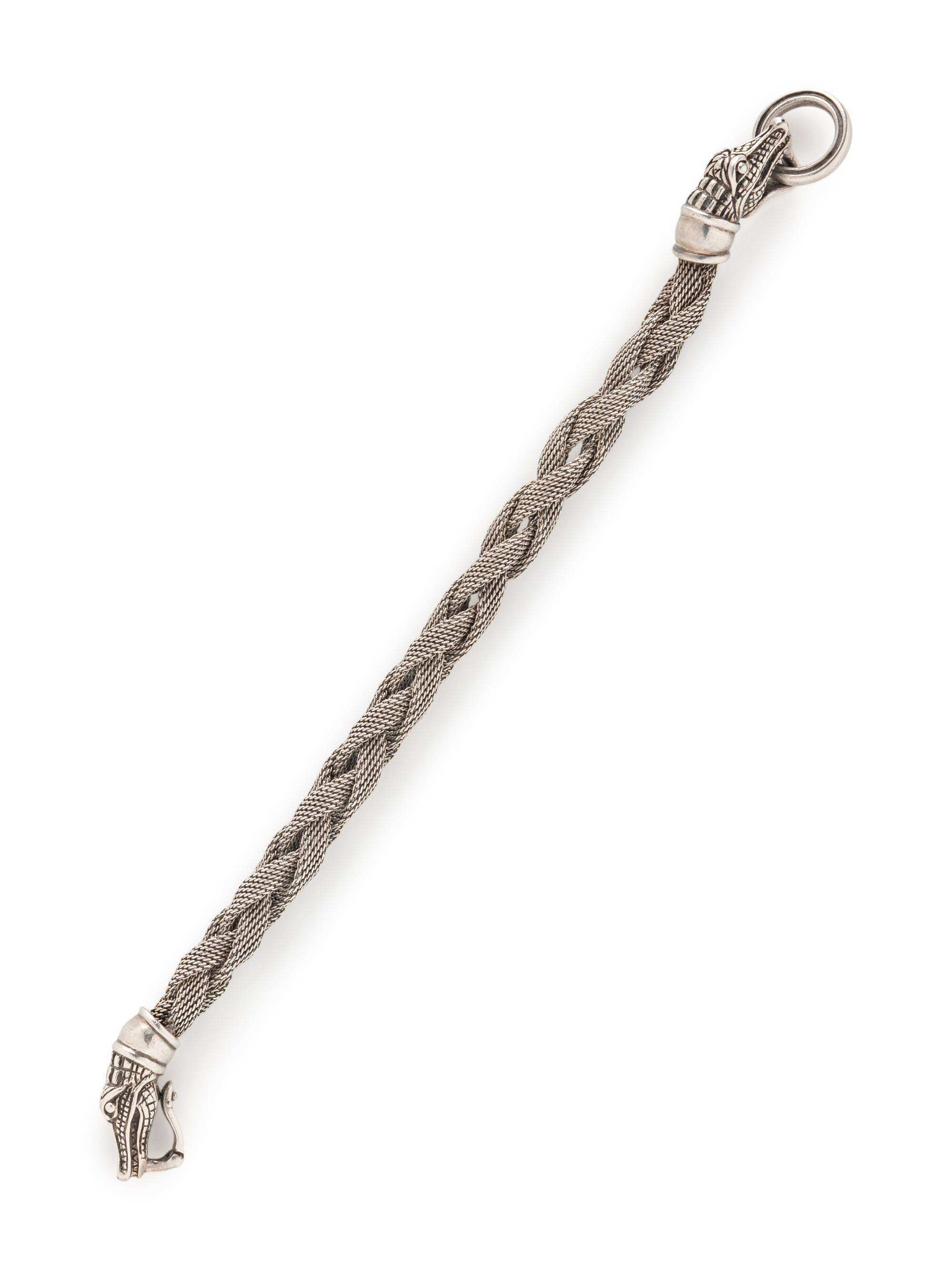 KIESELSTEIN CORD, STERLING SILVER BRACELET