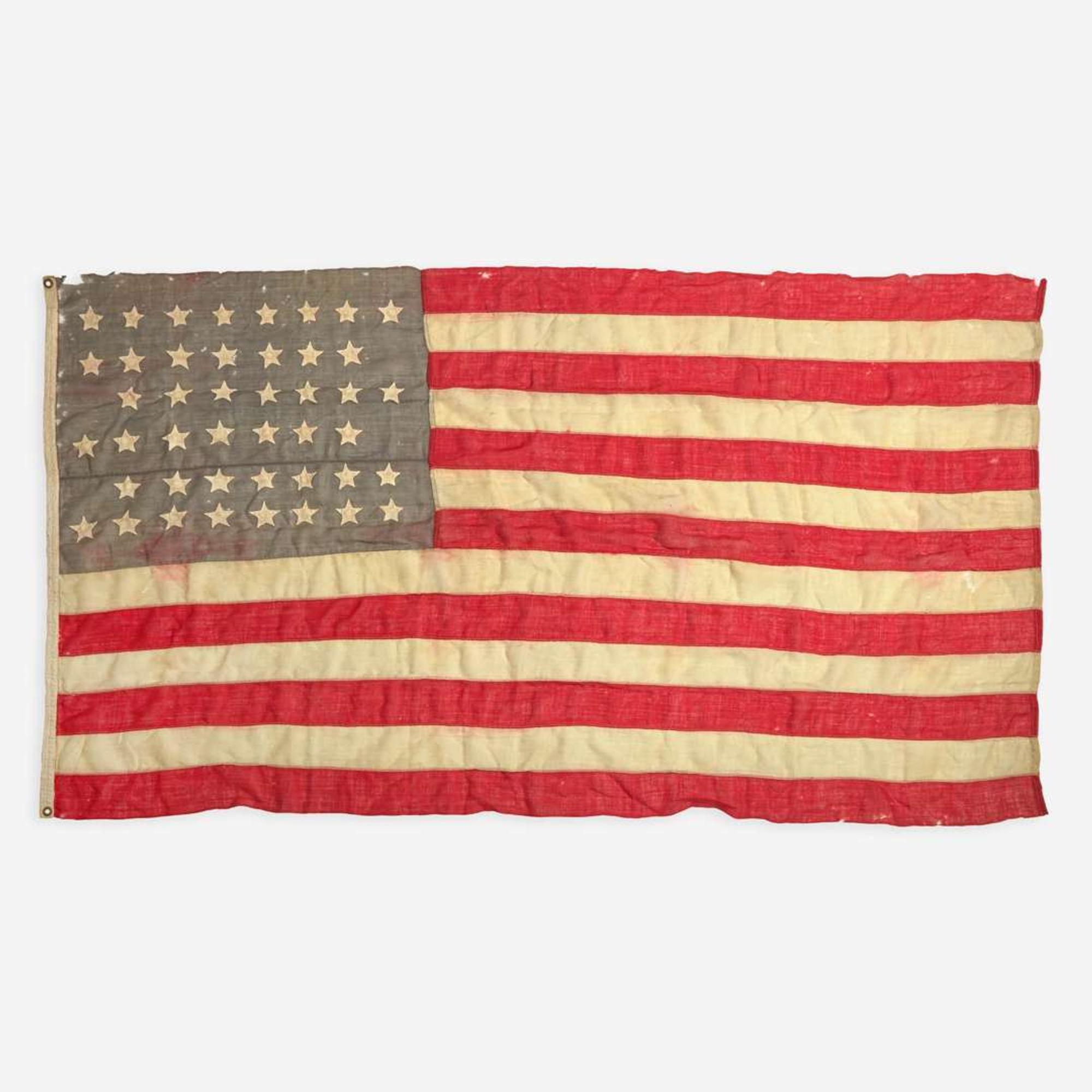 A 44-Star American National Flag associated with the Modoc Nation 1890-1895