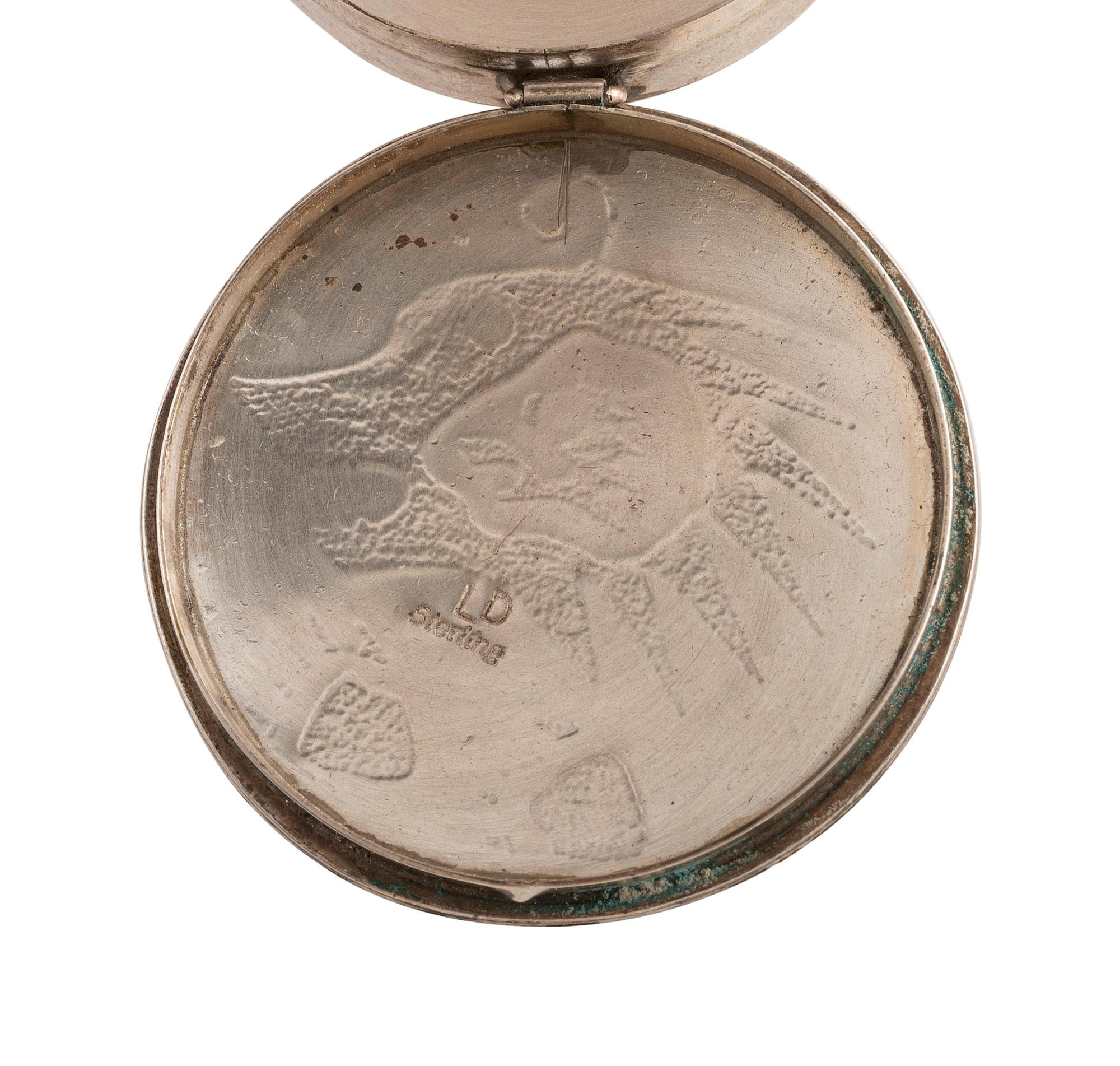 Navajo and Hopi Silver Pill Boxes