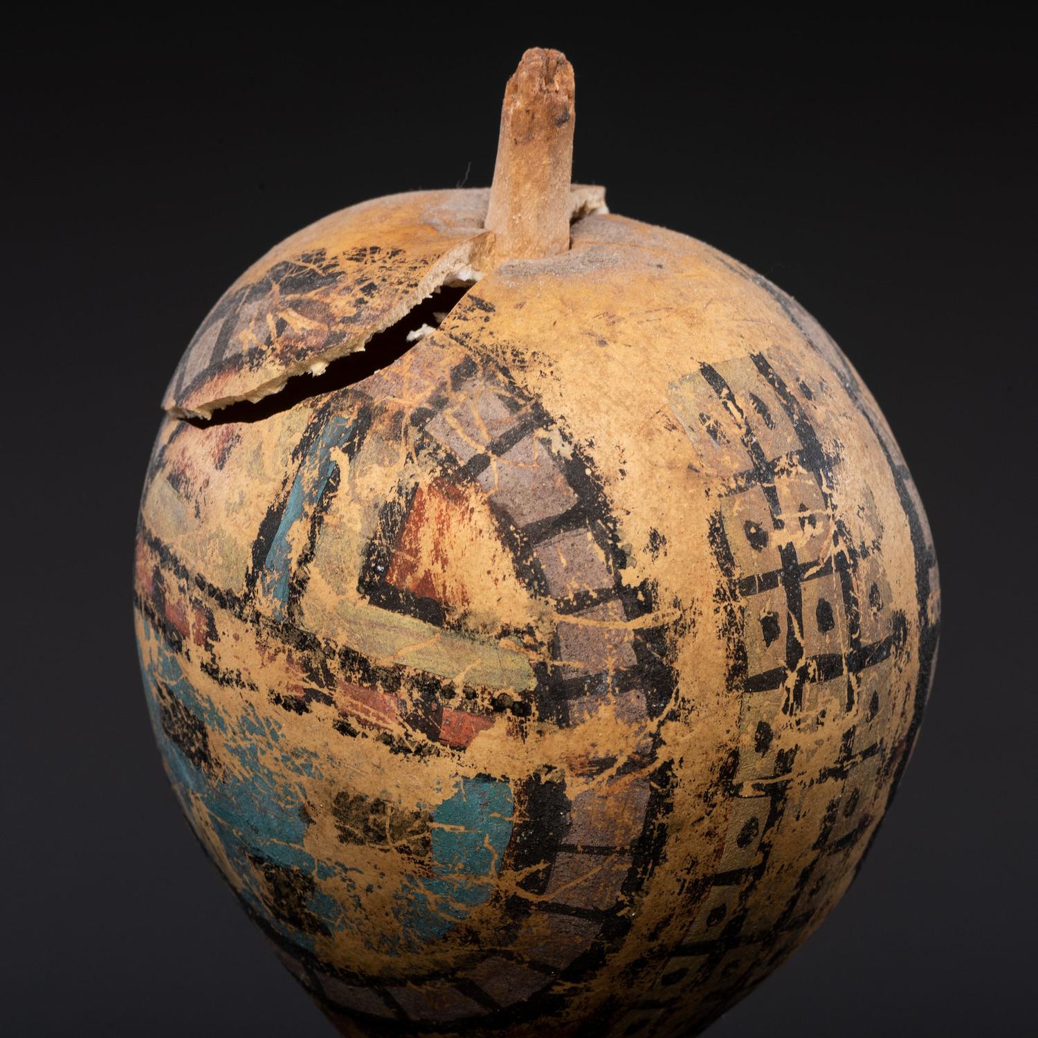 Pueblo Polychrome Gourd Rattles, From the Collection of Dick Jemison, Alabama