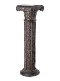 A Continental Metal-Mounted Pedestal