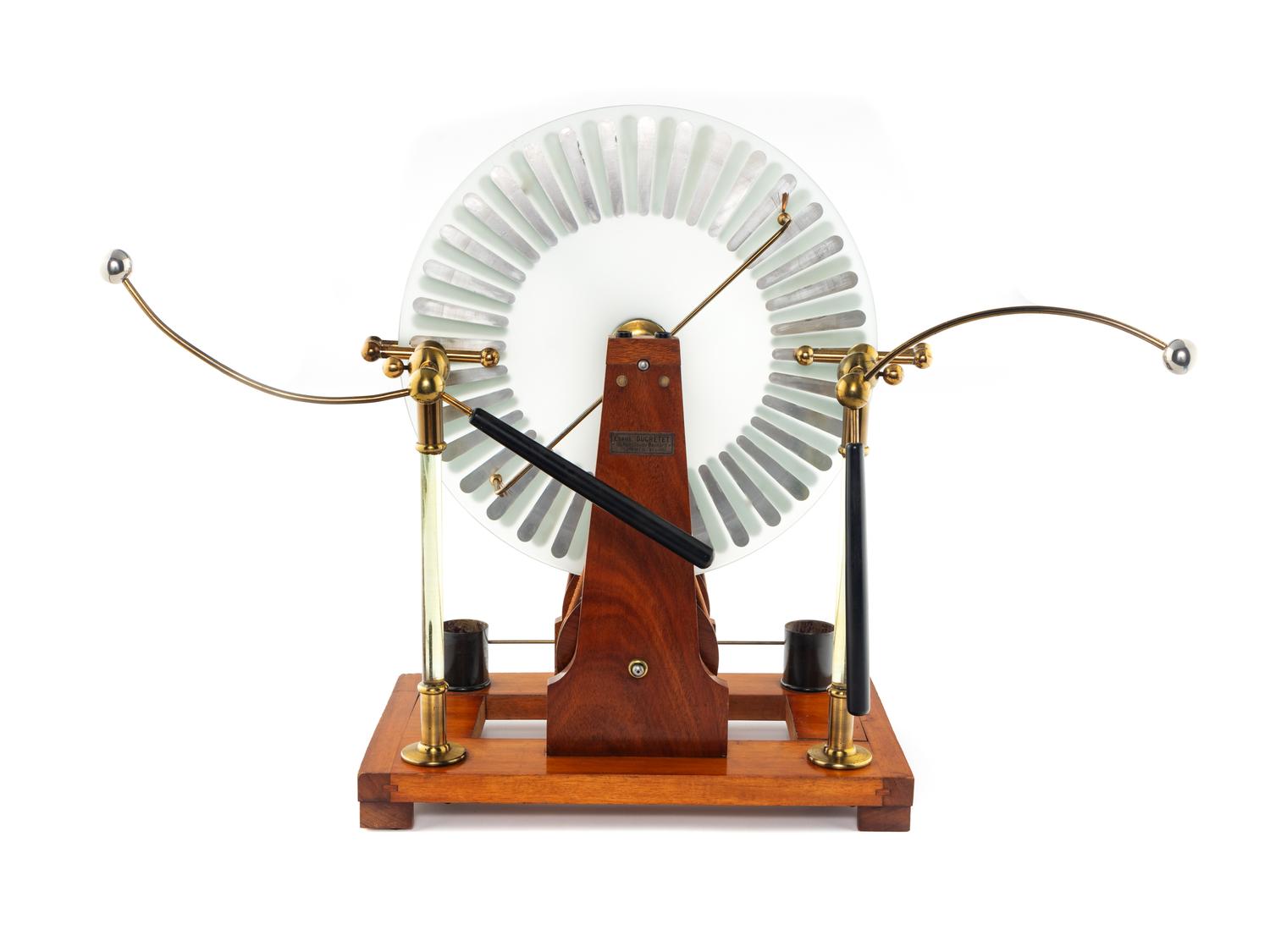 Ducretet & Roger. Wimshurst Electrostatic Disks. 1920