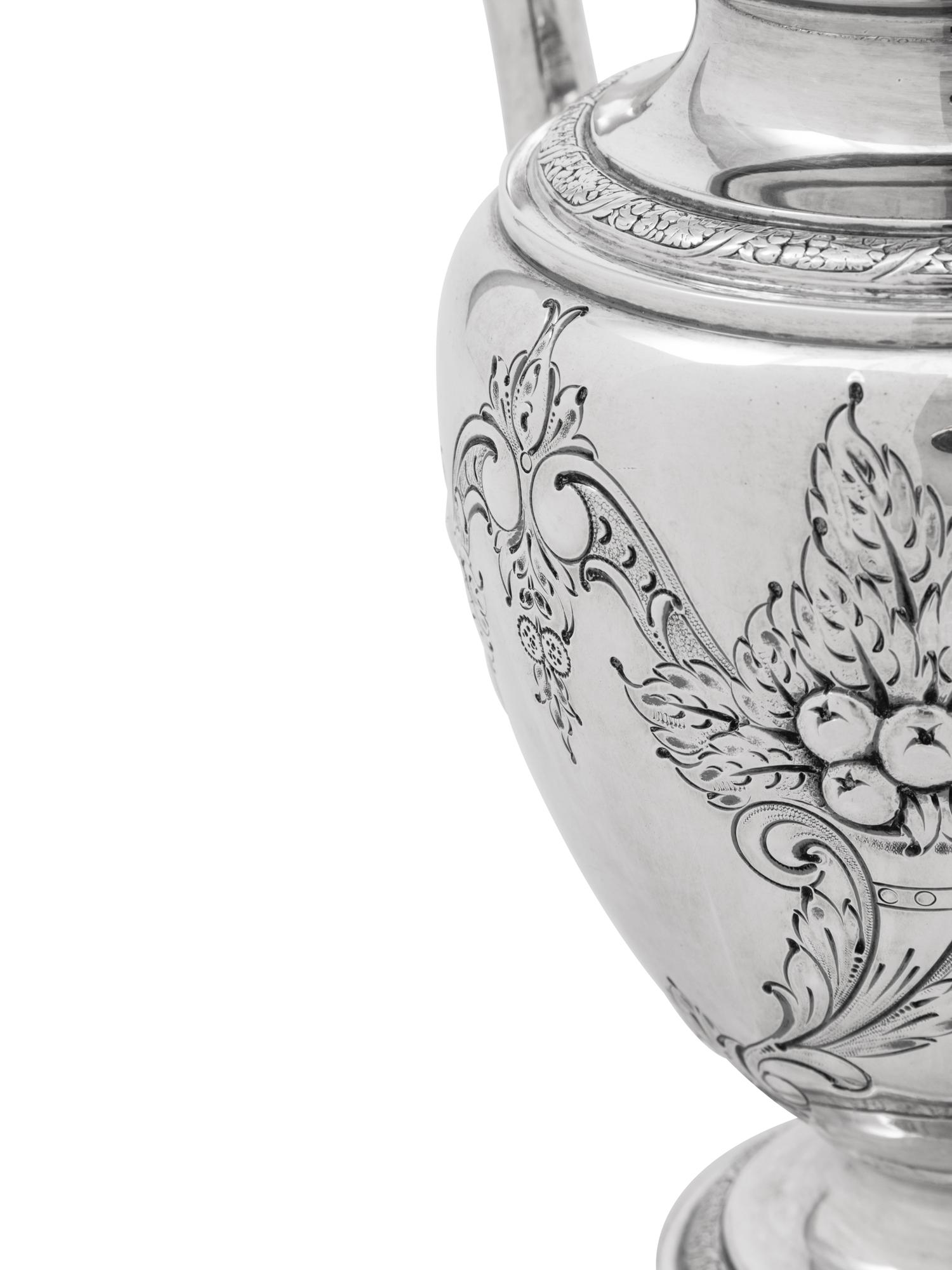 An American Silver Five-Piece Tea and Coffee Service