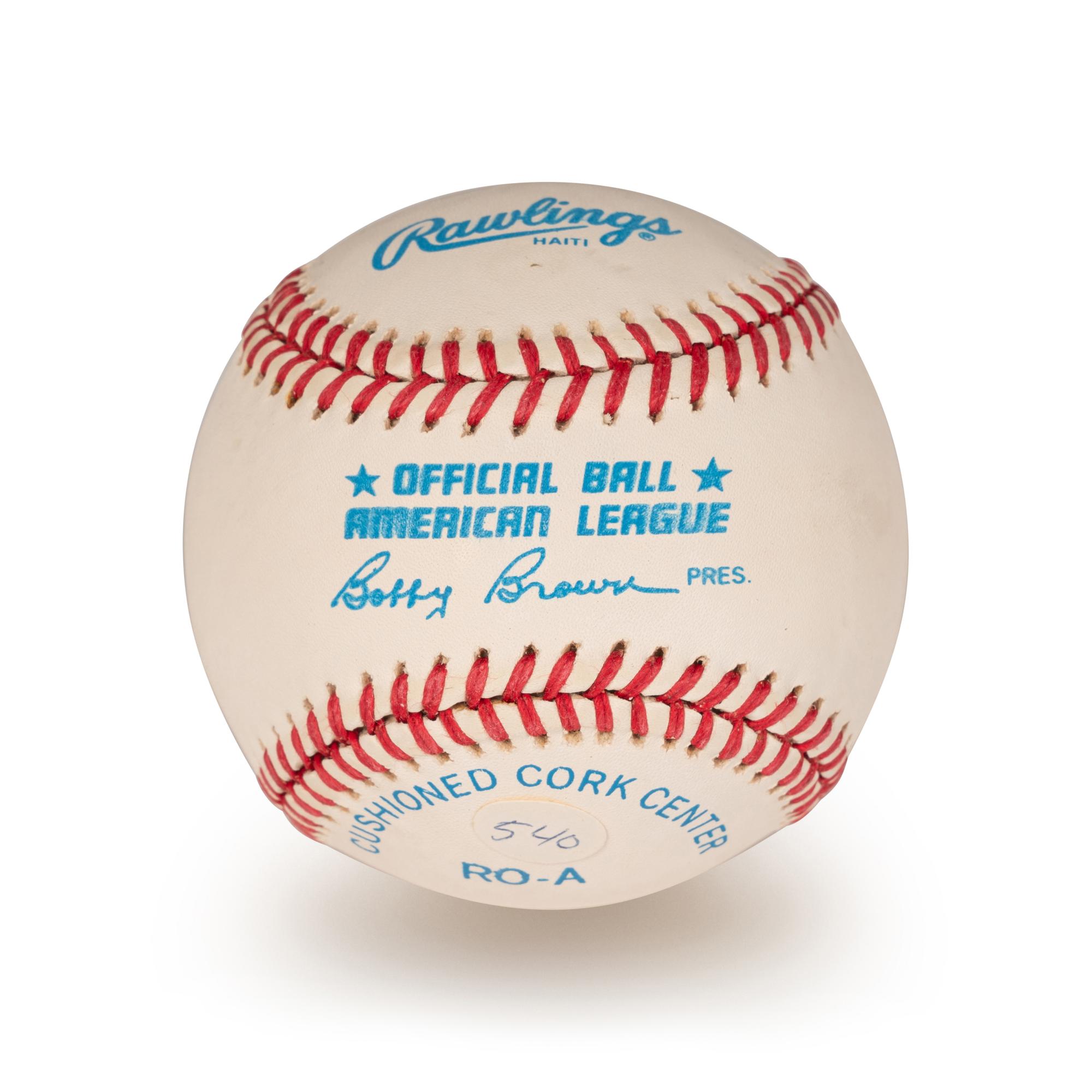 A Mickey Mantle Signed Autograph Baseball (Beckett Authentication Services Letter BAS Certified),