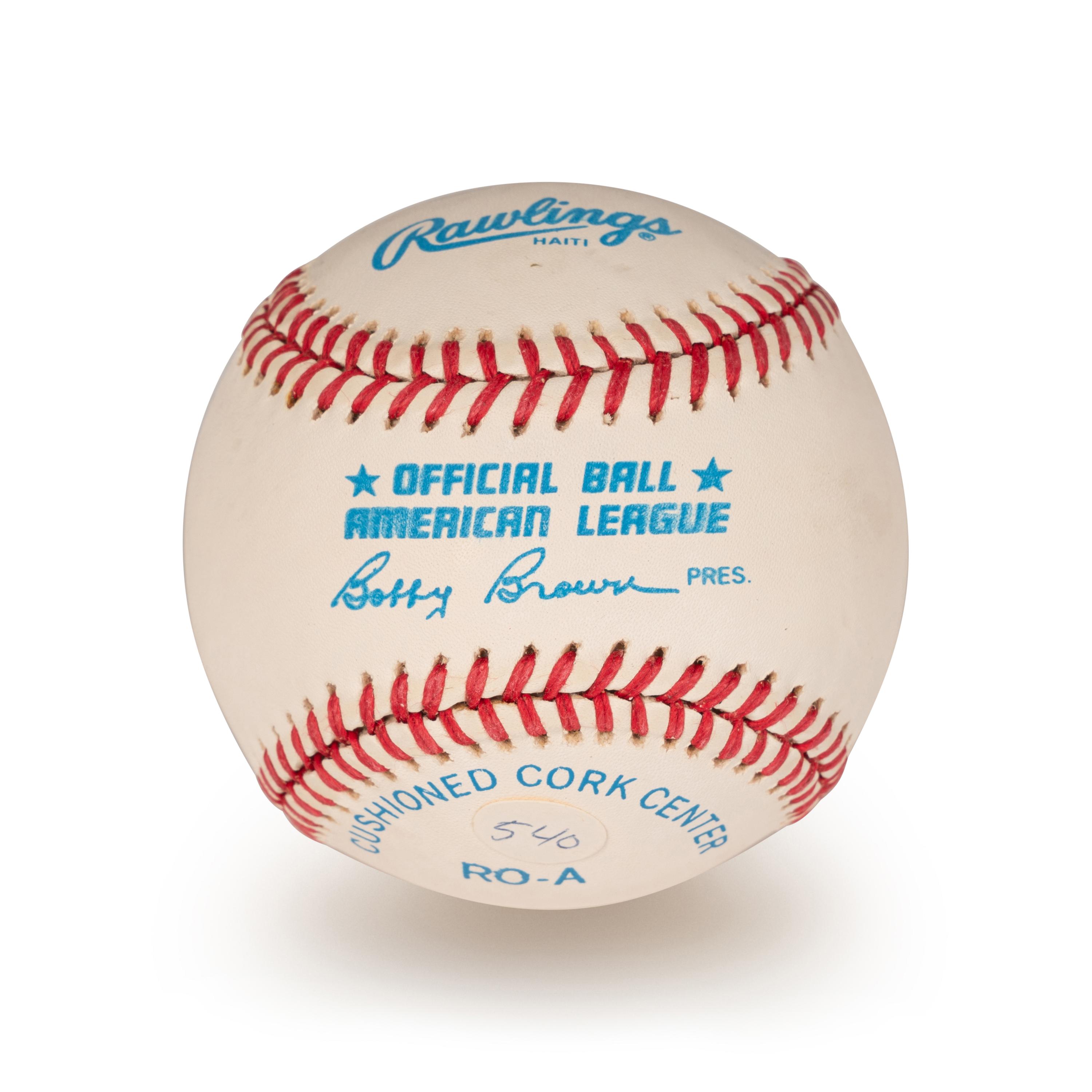 A Mickey Mantle Signed Autograph Baseball (Beckett Authentication Services Letter BAS Certified),