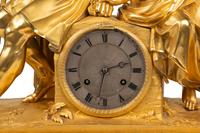 A Louis Philippe Gilt Bronze Mantel Clock