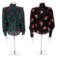 Three Vintage Designer Shirts; Two Ungaro, One Gucci 1980s: