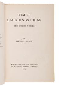 HARDY, Thomas (1840-1928). Time's Laughingstocks . London: Macmillan & Co., Limited, 1909.
