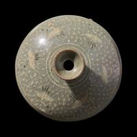 A Small Korean 'Sangam' Celadon Oil Jar, Goryeo Dynasty