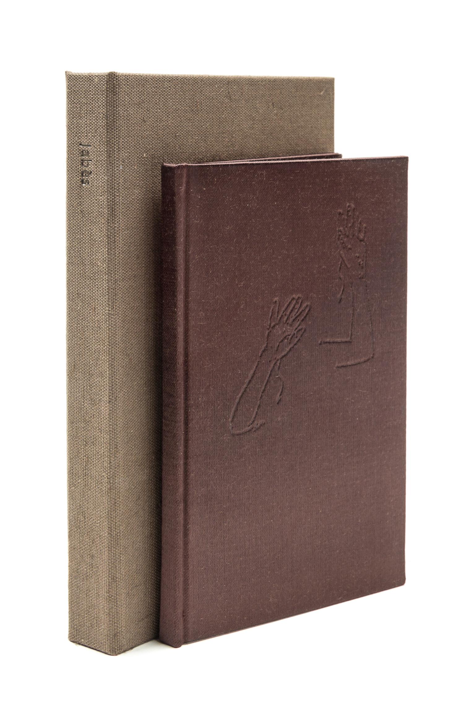 (GRANARY BOOKS) JABES, EDMOND. Desire for a Beginning, Dread for One Single End. NY, 2001. Signed, limited.