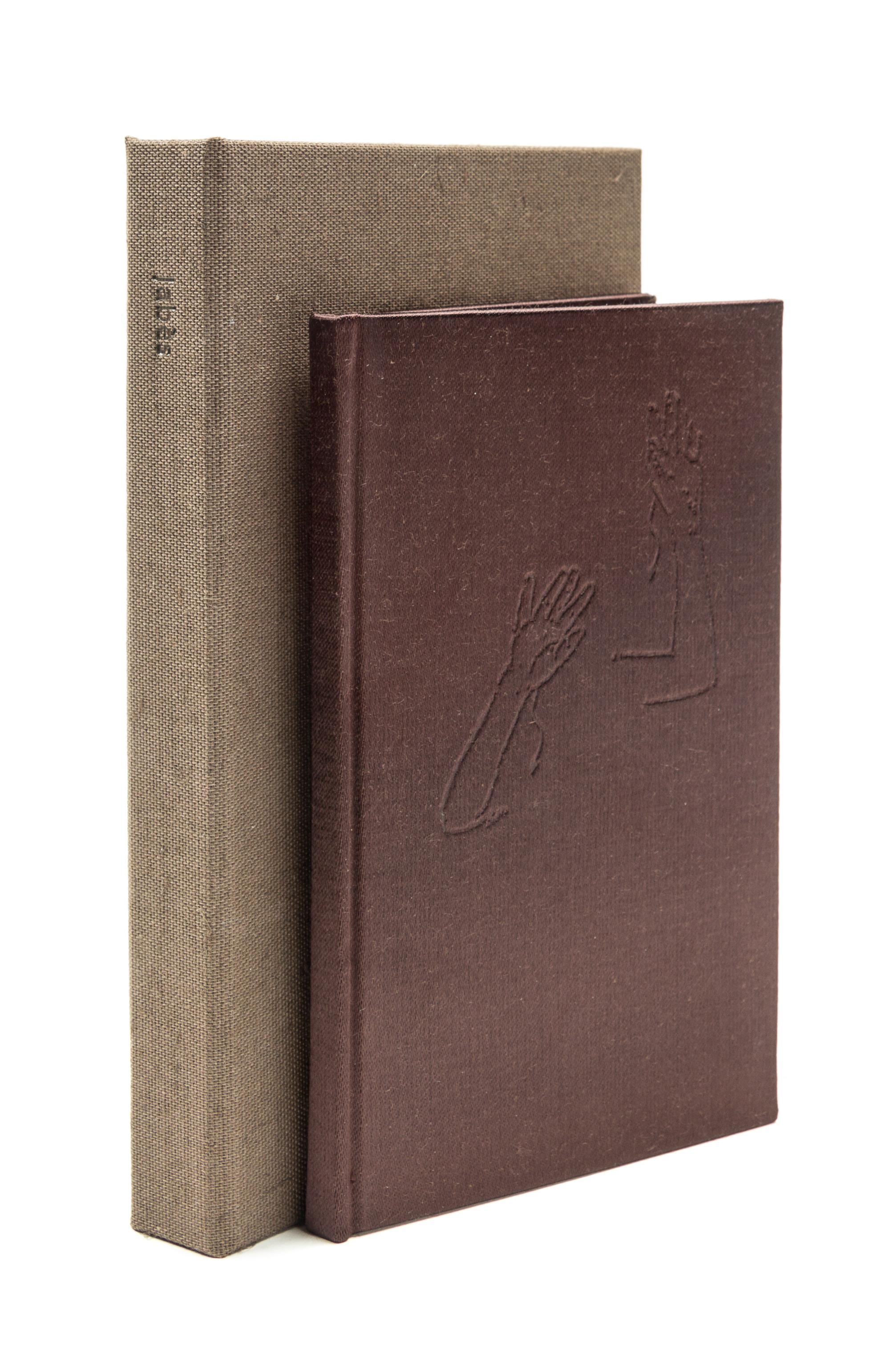 (GRANARY BOOKS) JABES, EDMOND. Desire for a Beginning, Dread for One Single End. NY, 2001. Signed, limited.