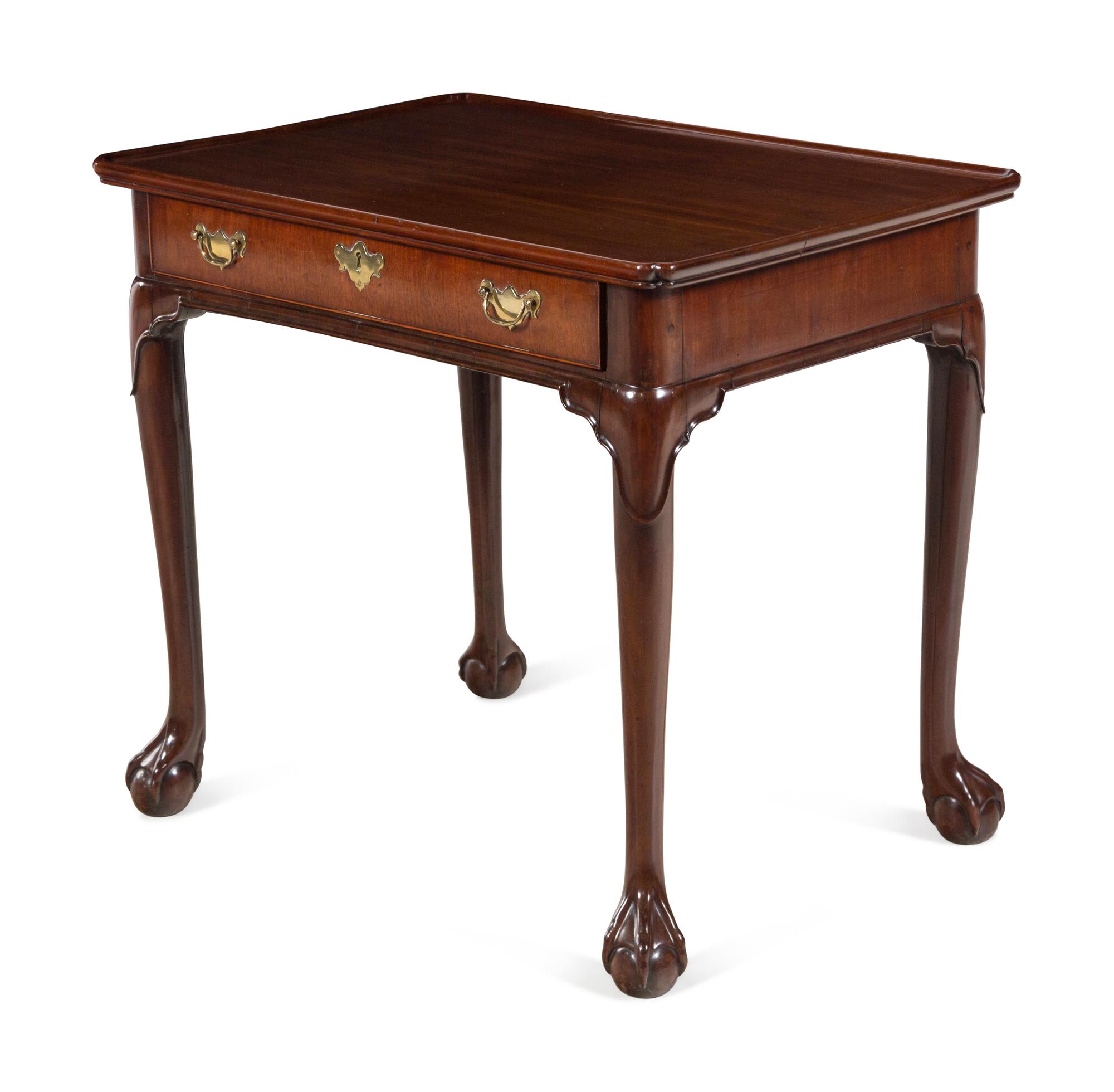 A George III Style Mahogany Side Table