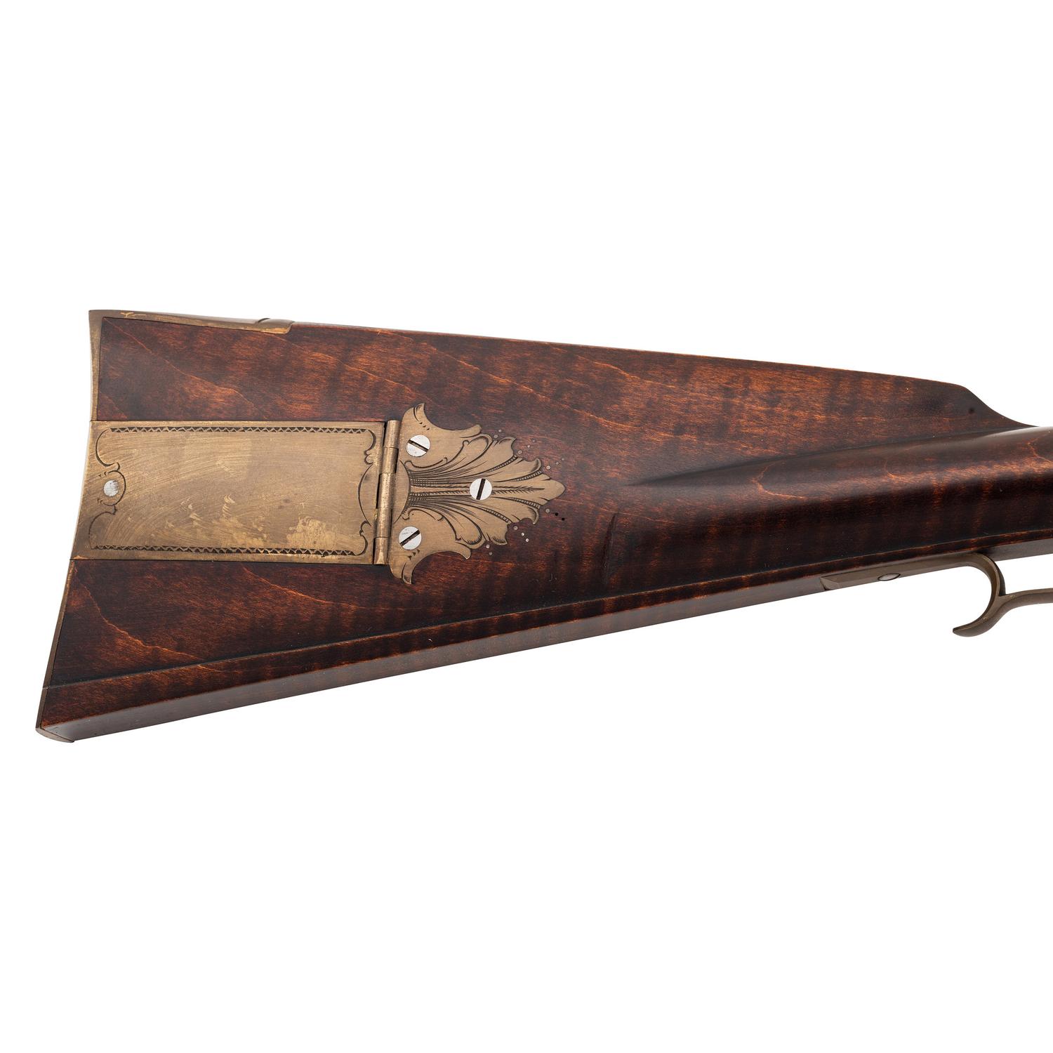 Contemporary Fullstock Flintlock Rifle by John Bivens