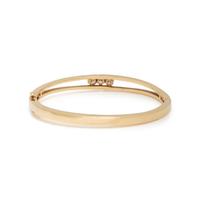 YELLOW GOLD AND DIAMOND BANGLE BRACELET