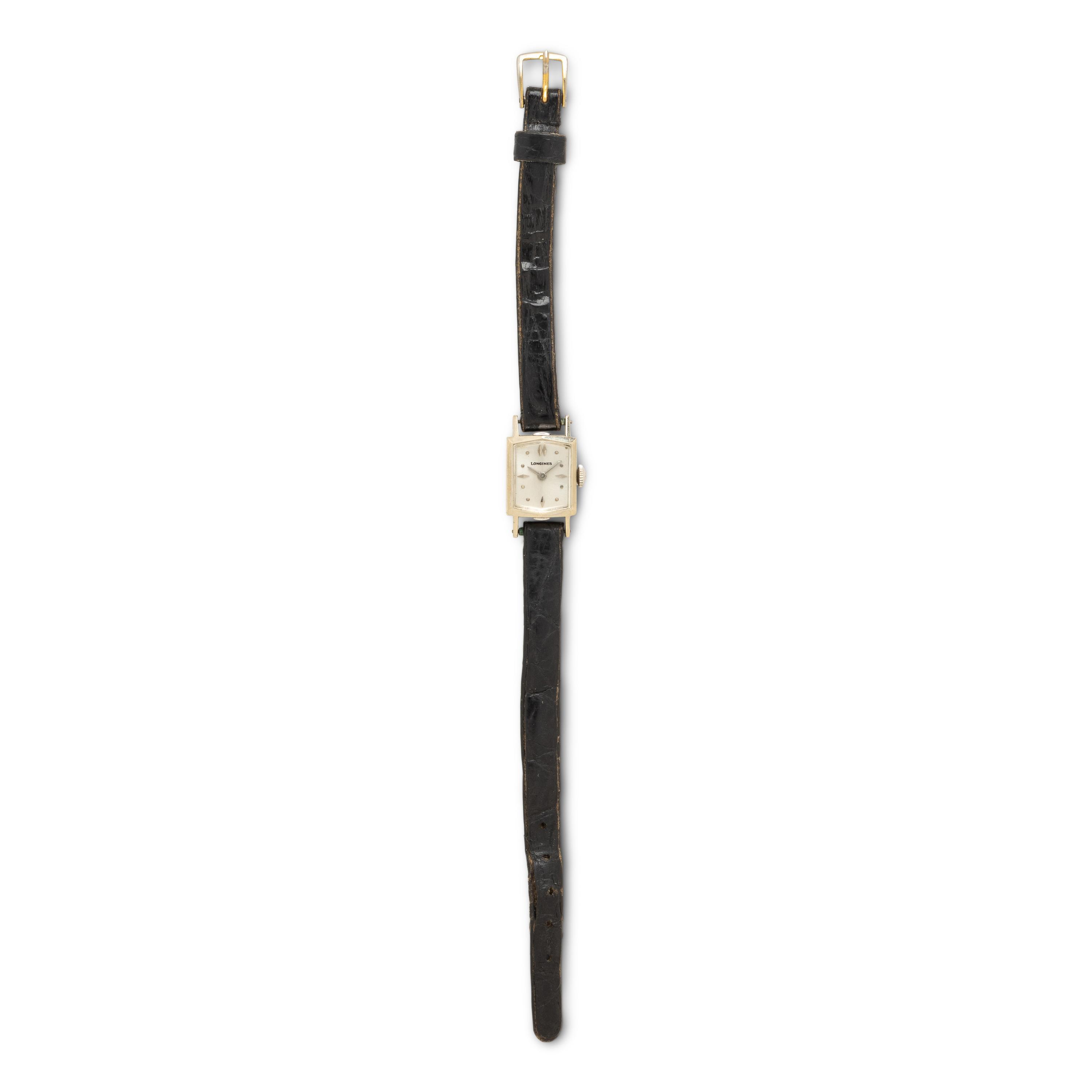 Longines, 14K White Gold Watch