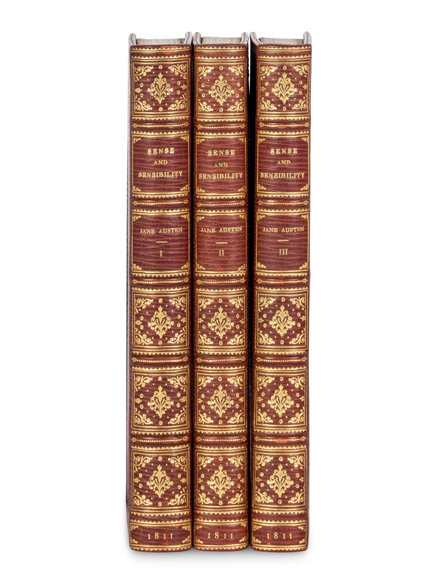 AUSTEN, Jane (1775-1817). Sense and Sensibility: A Novel in Three Volumes By a Lady . London: T. Egerton, 1811.