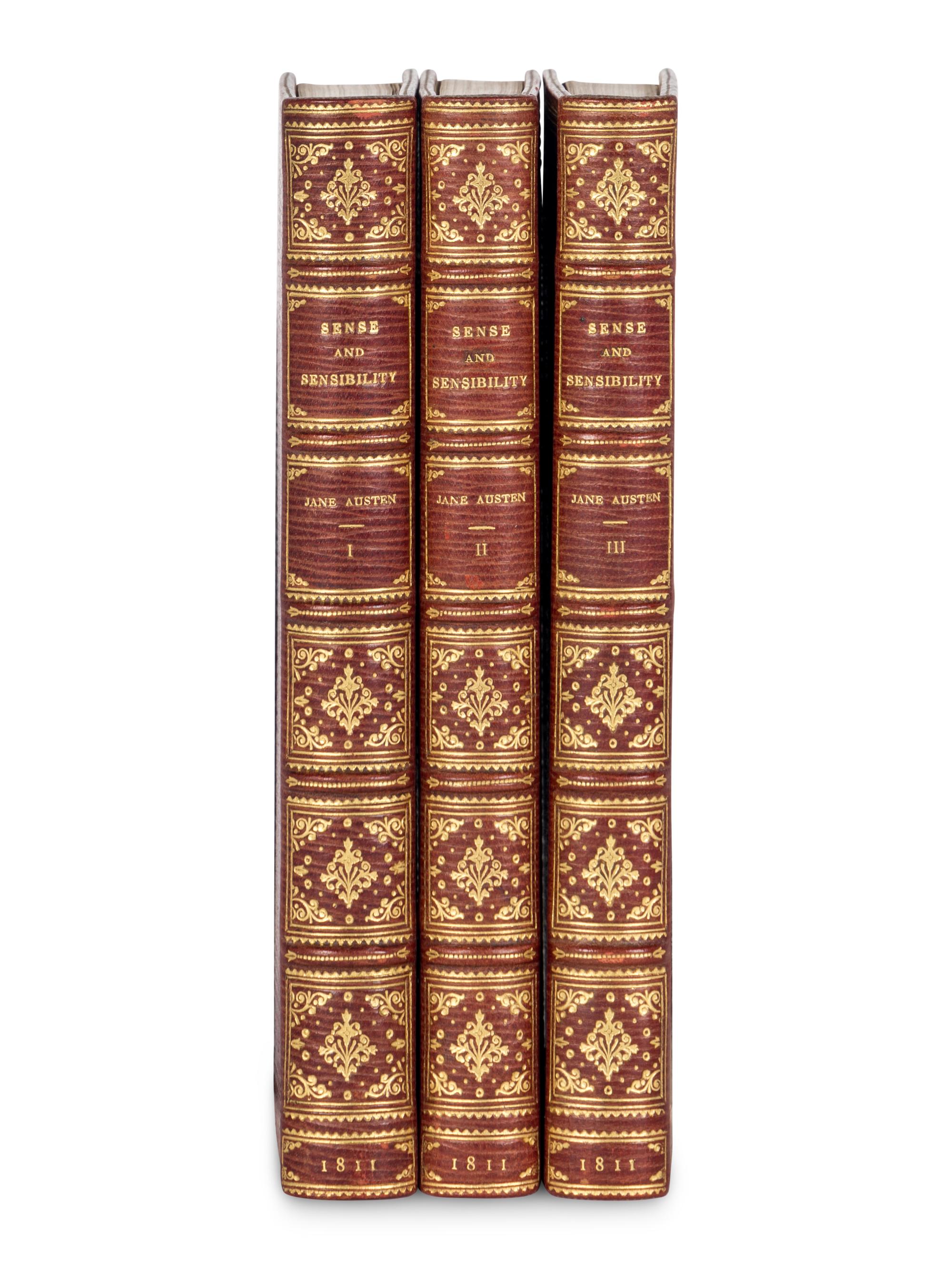 AUSTEN, Jane (1775-1817). Sense and Sensibility: A Novel in Three Volumes By a Lady . London: T. Egerton, 1811.
