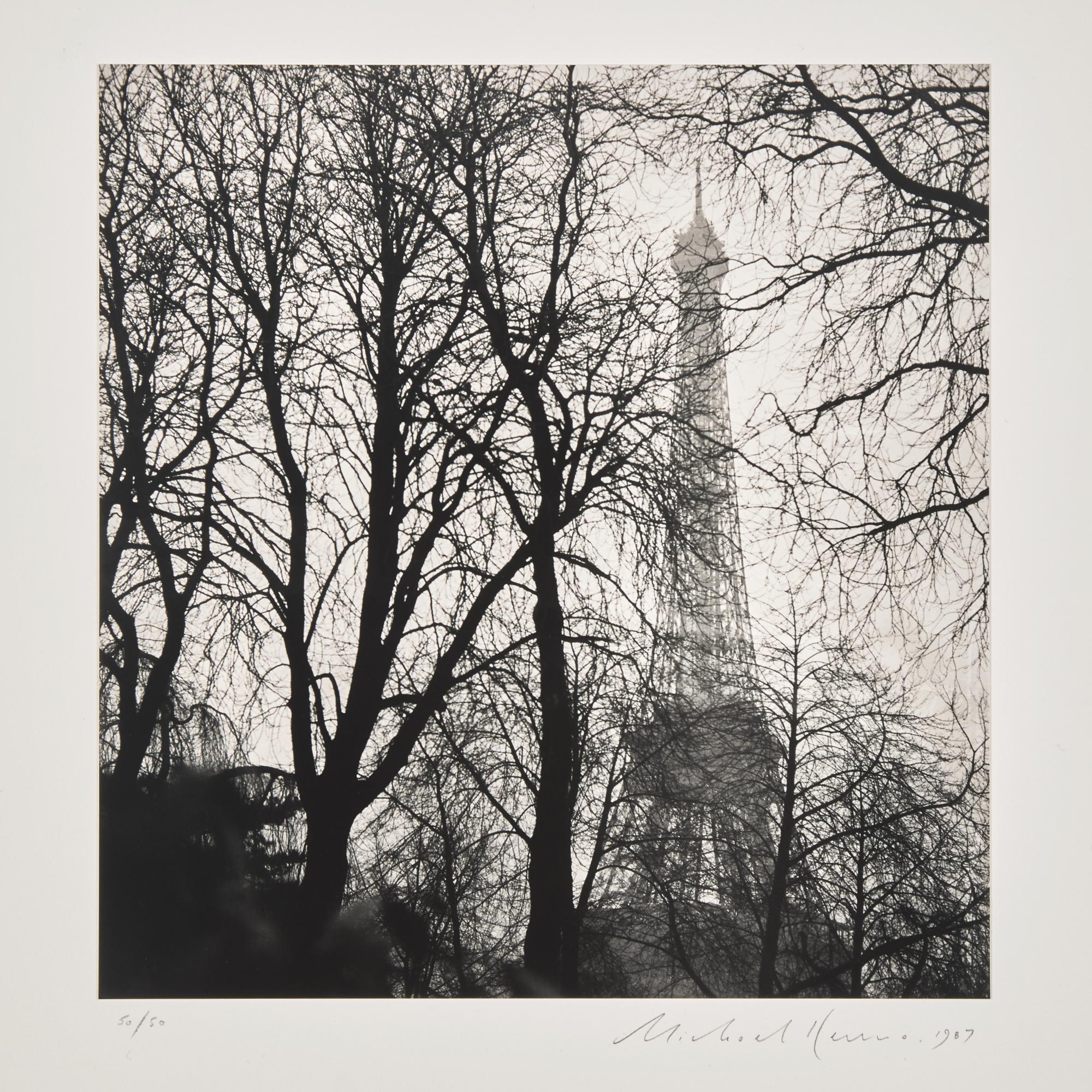 [Photography] Kenna, Michael. France, With a Signed Silver Gelatin Print of the Eiffel Tower