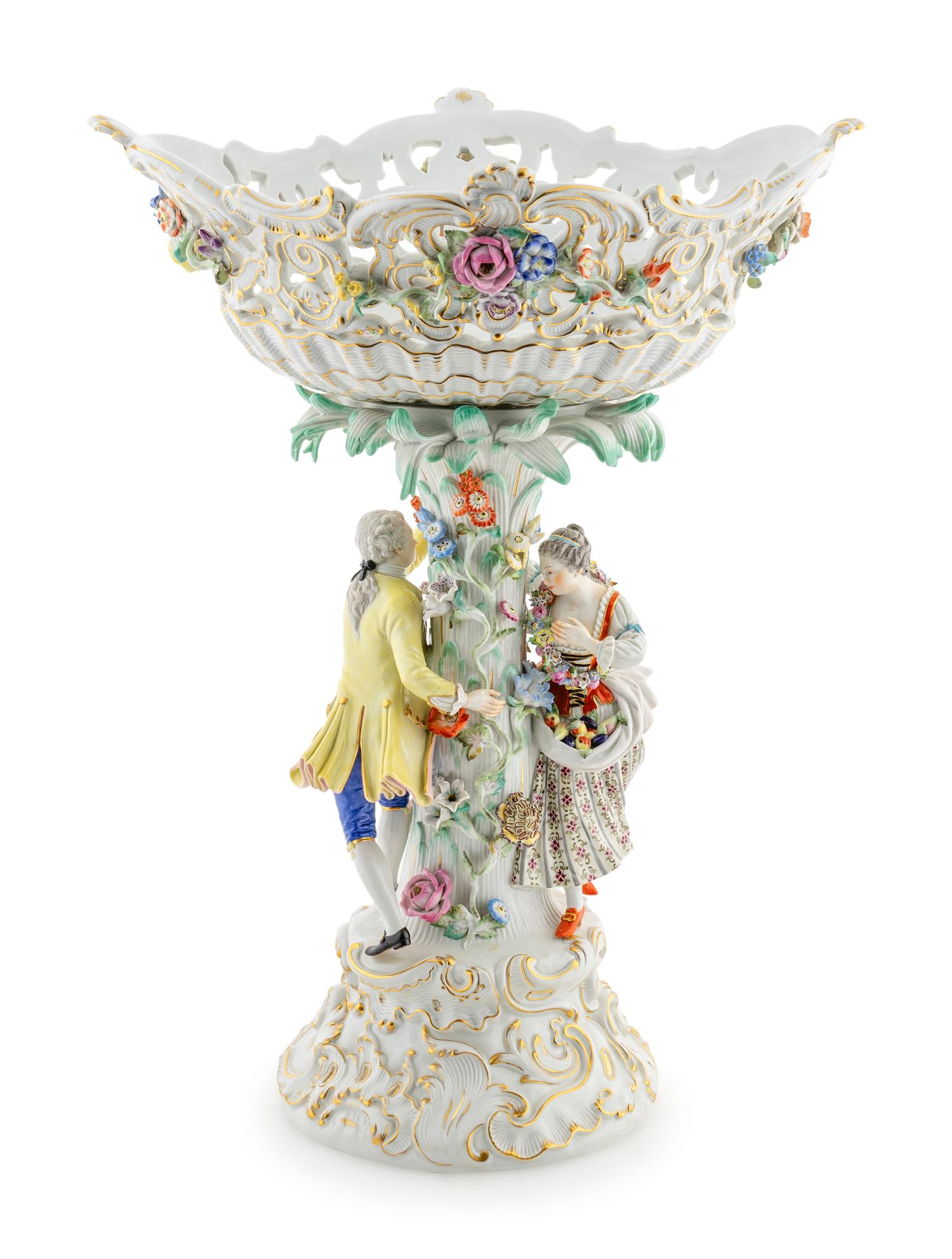A Meissen Porcelain Centerpiece Basket — 19TH/20TH CENTURY