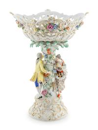 A Meissen Porcelain Centerpiece Basket — 19TH/20TH CENTURY