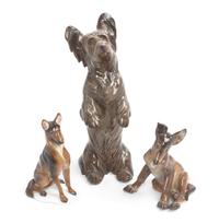 Three Rosenthal Porcelain Figures Height of tallest 10 1/2 inches. — 20TH CENTURY