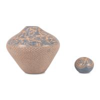 Jemez Sgraffito Pottery Jars