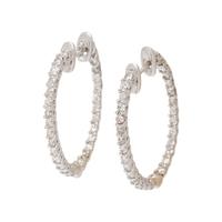 DIAMOND HOOP EARRINGS