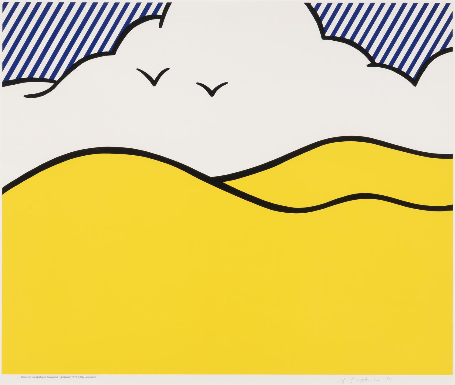 After Roy Lichtenstein (American, 1923-1997) — Guild Hall East Hampton poster, 1980