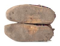 Cheyenne Beaded Hide Moccasins