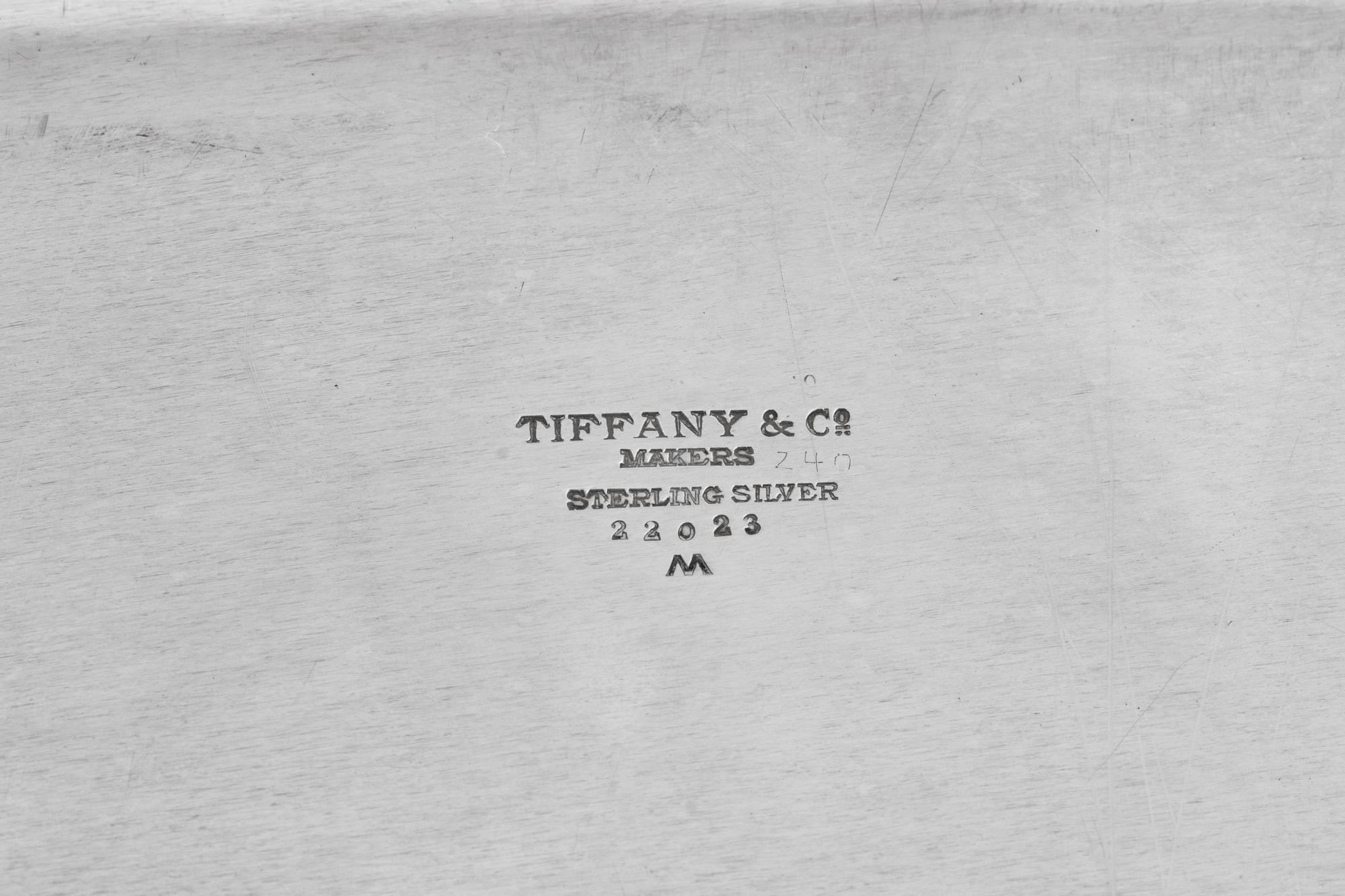 A Tiffany and Co. Silver Platter