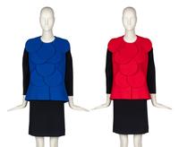 Two Pierre Cardin Haute Couture Tops and Dress, 1992