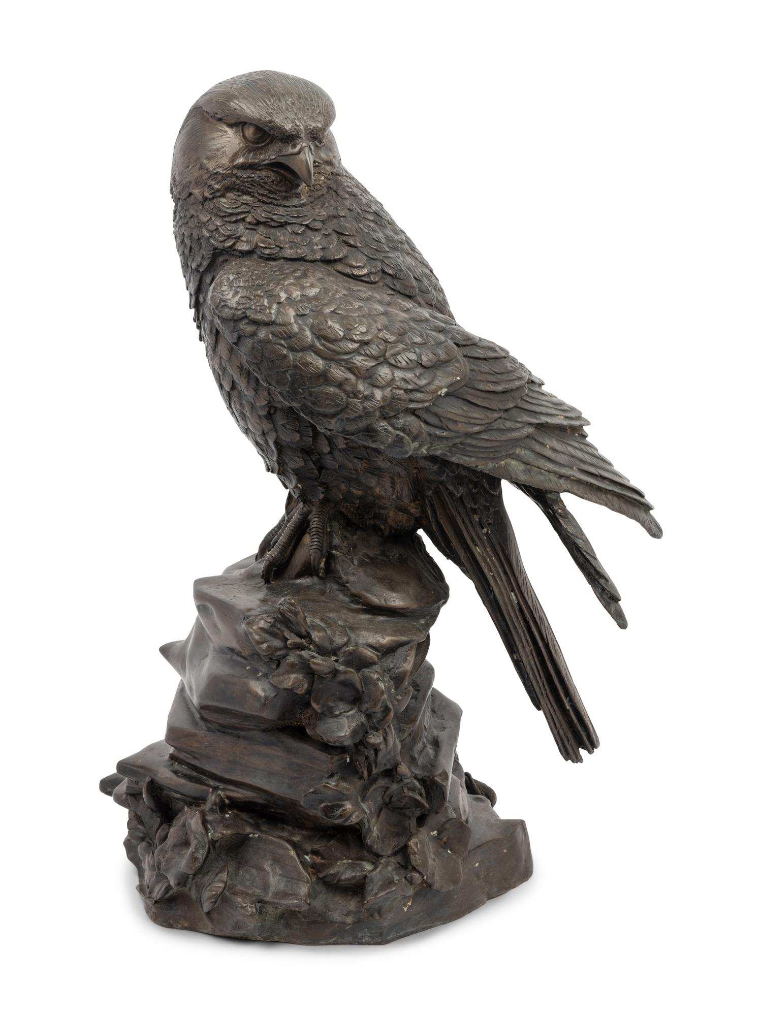 An American Cast Bronze Figure of an Eagle