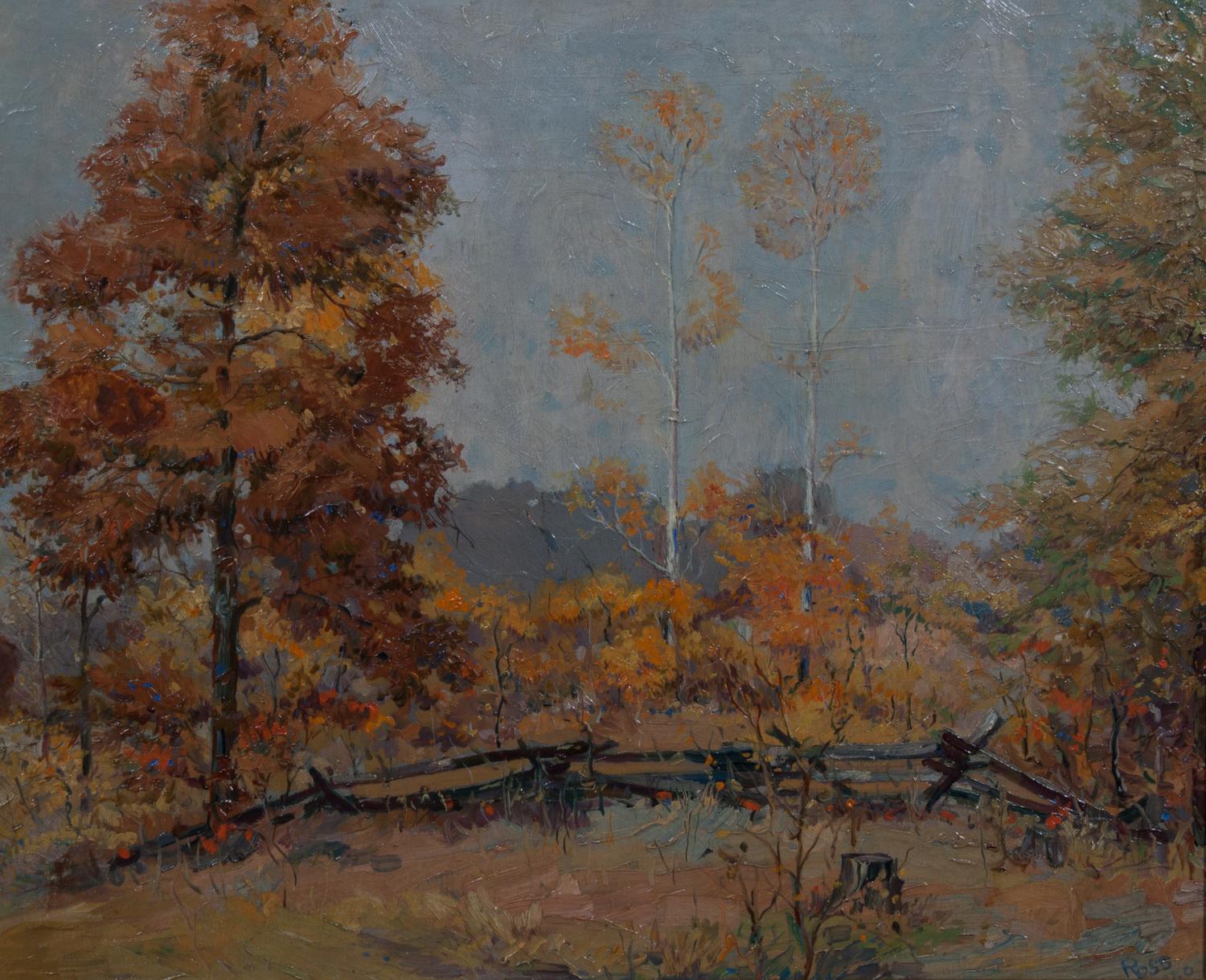 Ross, (20th century), Autumn Landscape, 1930