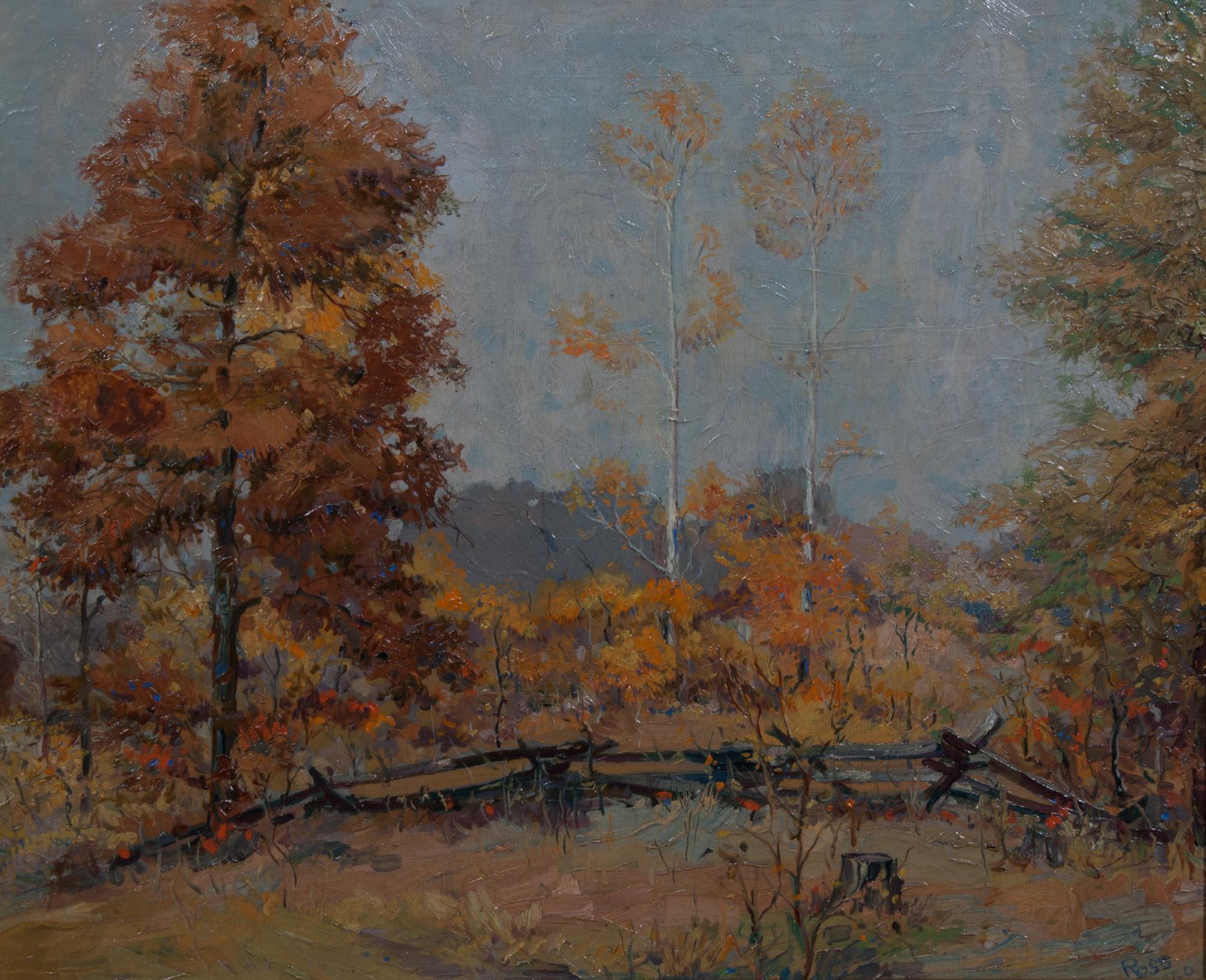Ross, (20th century), Autumn Landscape, 1930