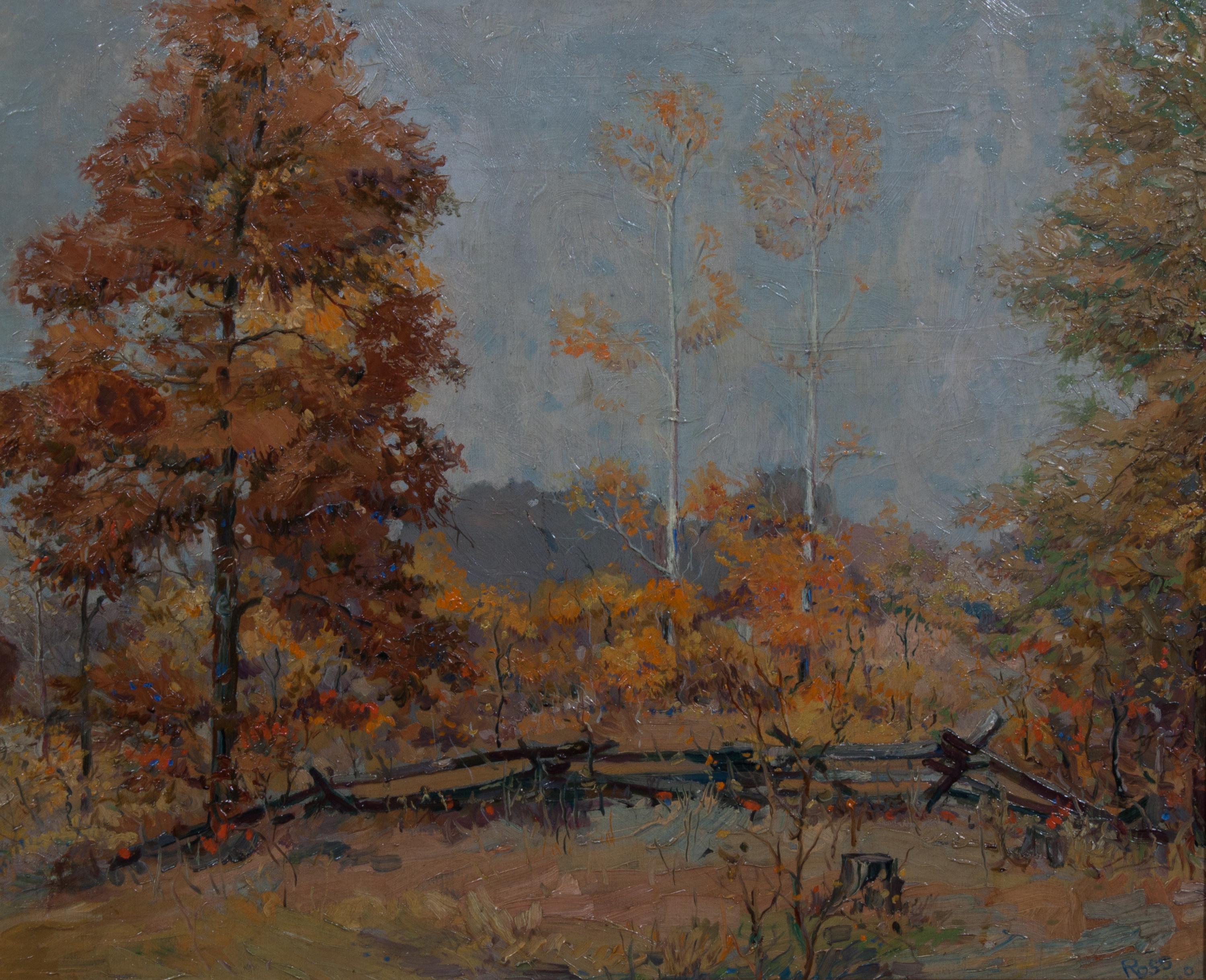Ross, (20th century), Autumn Landscape, 1930