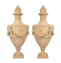 A Pair of Thomason Cudworth Terracotta Urn Finials