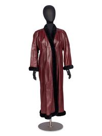 Givenchy, Red Lambskin Coat
