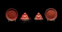 Four Chinese Red Lacquer Wares