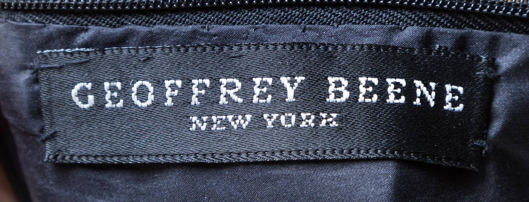 An Alber Elbaz for Geoffrey Beene Black Caftan, No size.