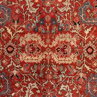 A Heriz Rug